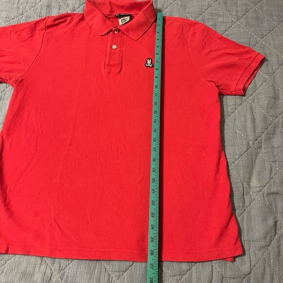 Men's Red Polo Shirt Size 5 - Picture 4 of 6